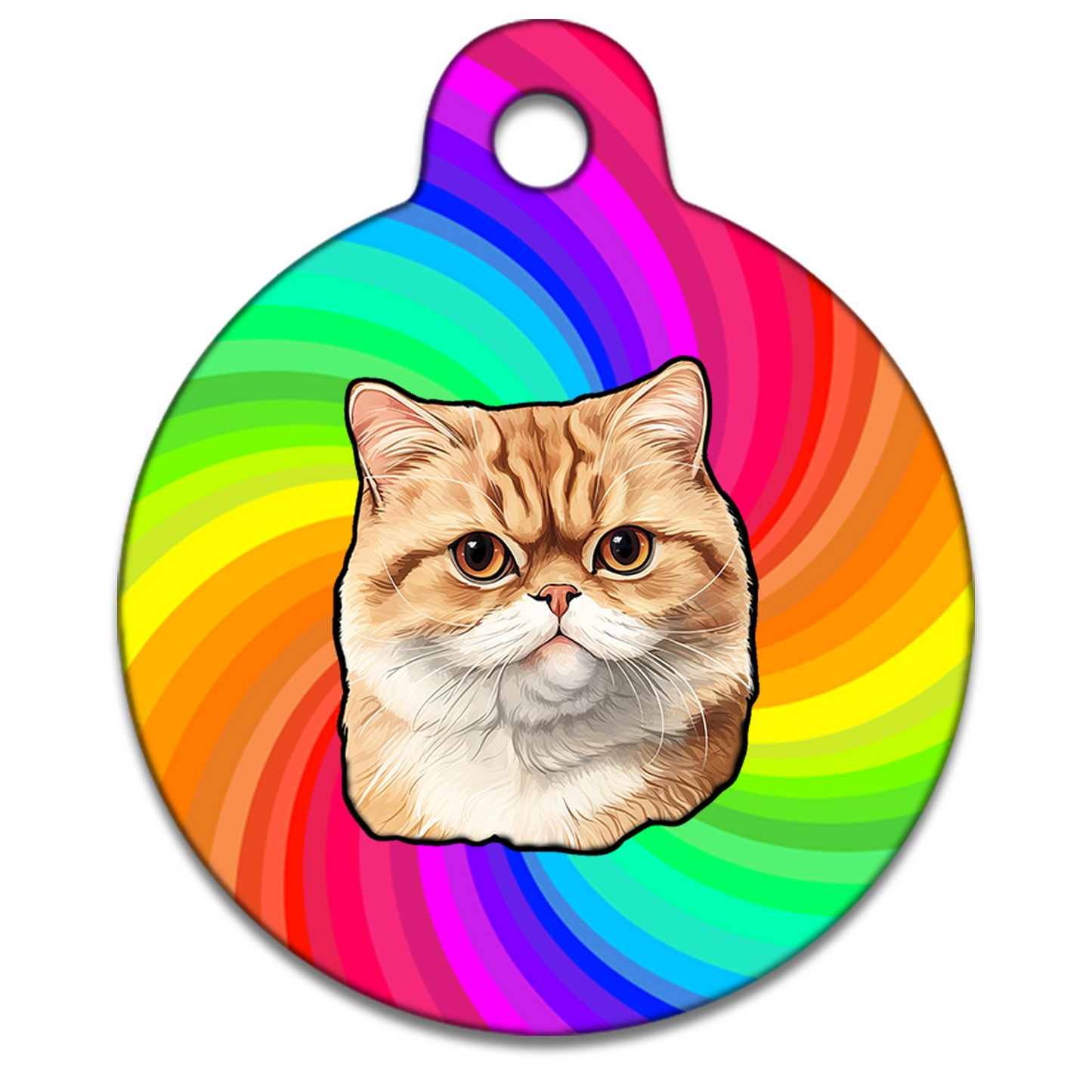 25mm Diameter Small Size - Exotic Shorthair