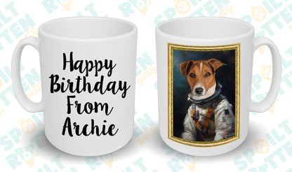Astronaut Custom Pet Portrait Mug - Add Your Own Photo
