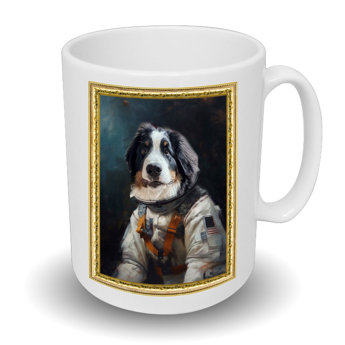 Astronaut Custom Pet Portrait Mug - Add Your Own Photo