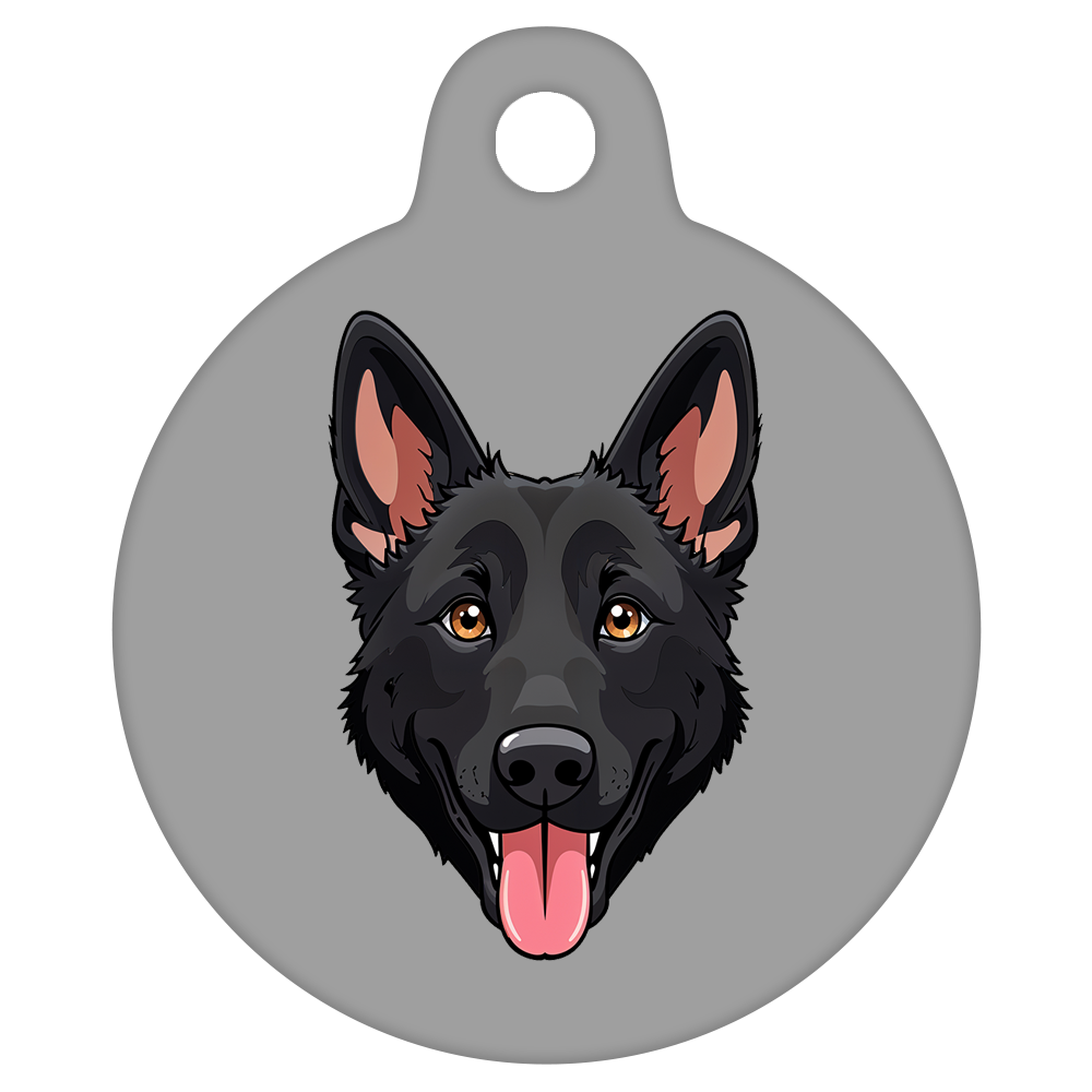 25mm Diameter Small Size - German Shepherd Dog
