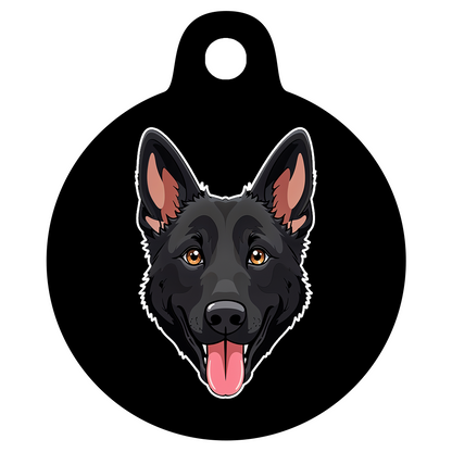 19mm Diameter Tiny Size - German Shepherd Dog