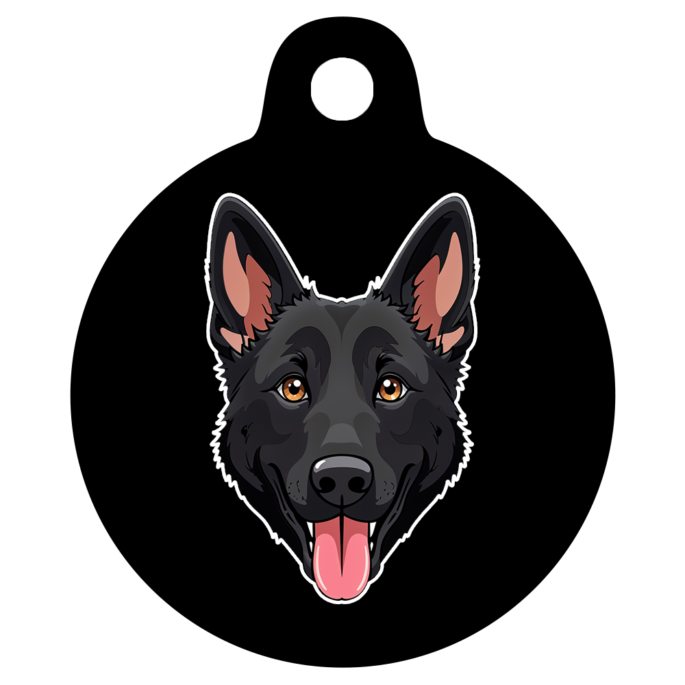 38mm Diameter Large Size - German Shepherd Dog