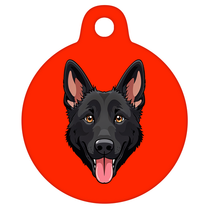 19mm Diameter Tiny Size - German Shepherd Dog