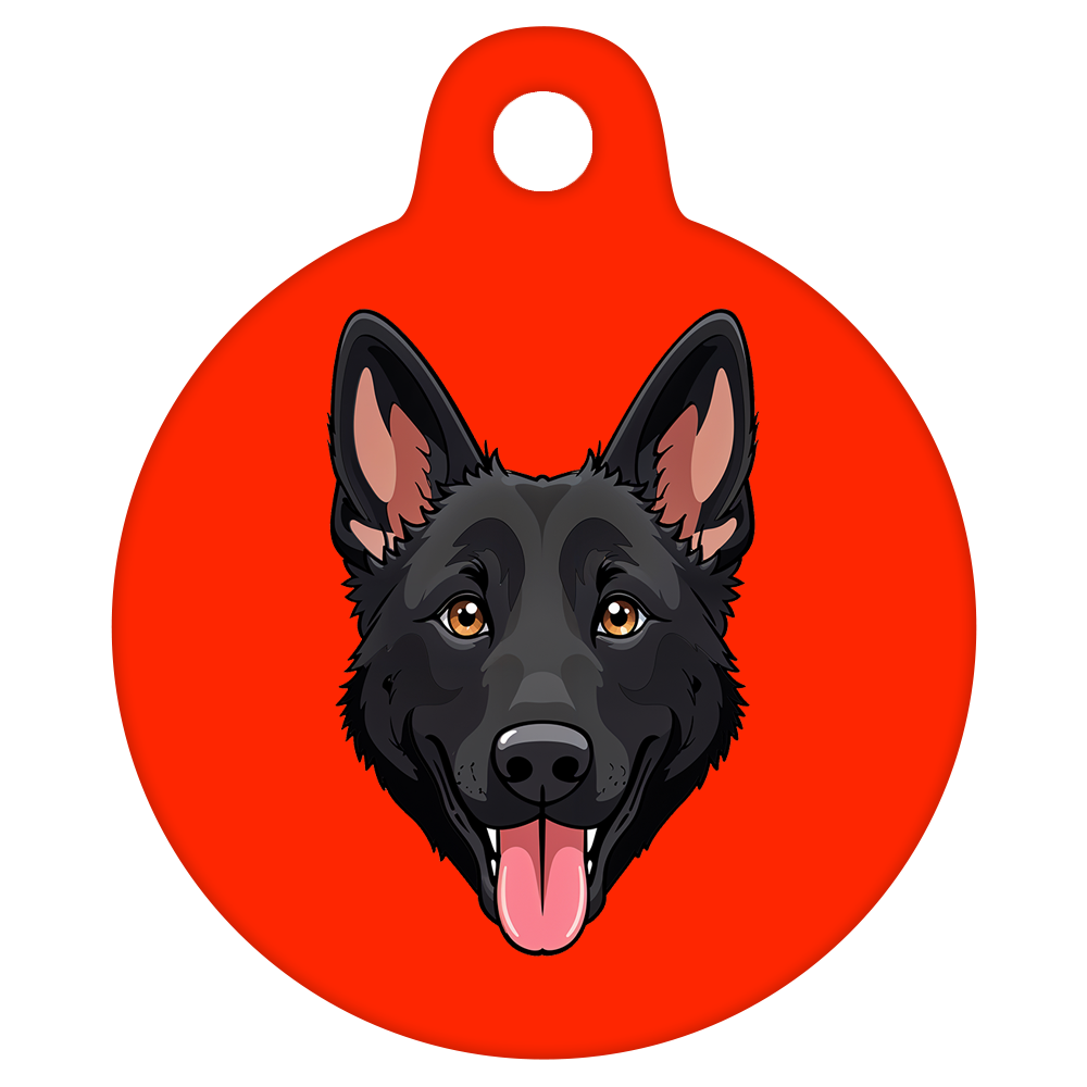 25mm Diameter Small Size - German Shepherd Dog