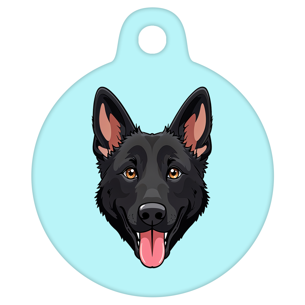 25mm Diameter Small Size - German Shepherd Dog