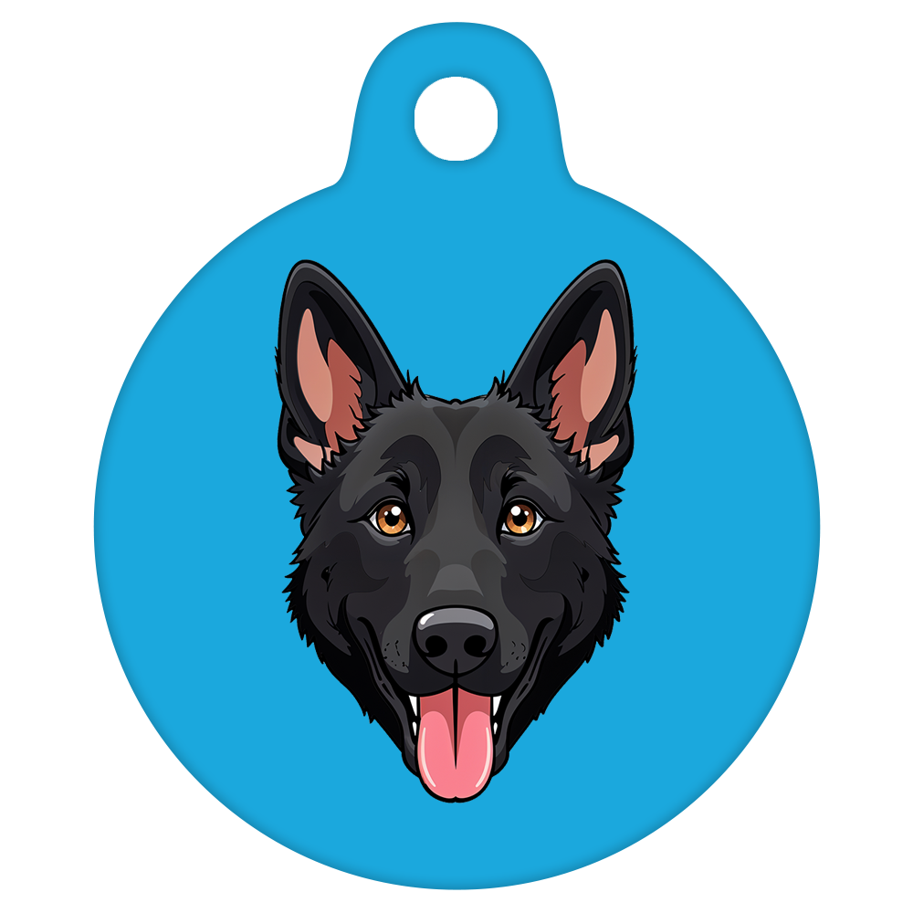 25mm Diameter Small Size - German Shepherd Dog