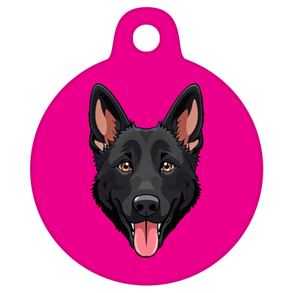 19mm Diameter Tiny Size - German Shepherd Dog