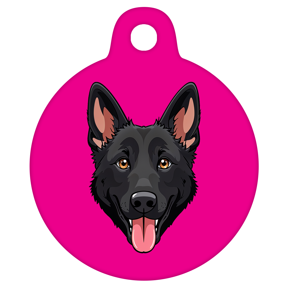 25mm Diameter Small Size - German Shepherd Dog