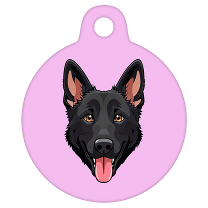 25mm Diameter Small Size - German Shepherd Dog