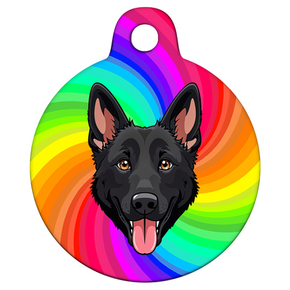 19mm Diameter Tiny Size - German Shepherd Dog