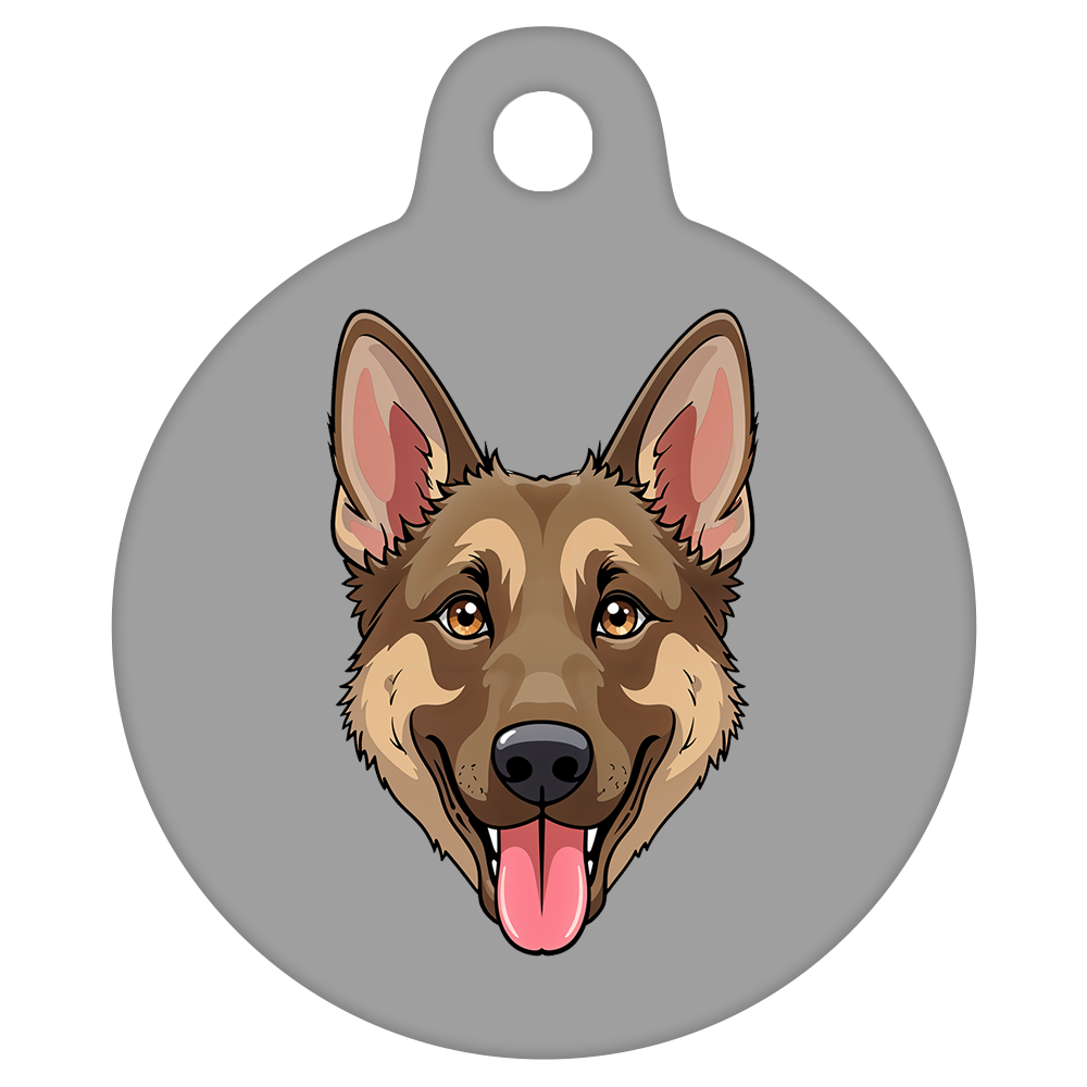 38mm Diameter Large Size - German Shepherd Dog