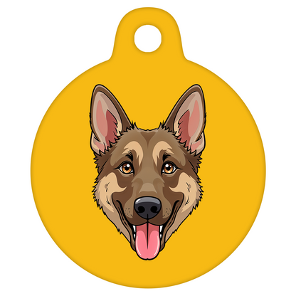 25mm Diameter Small Size - German Shepherd Dog