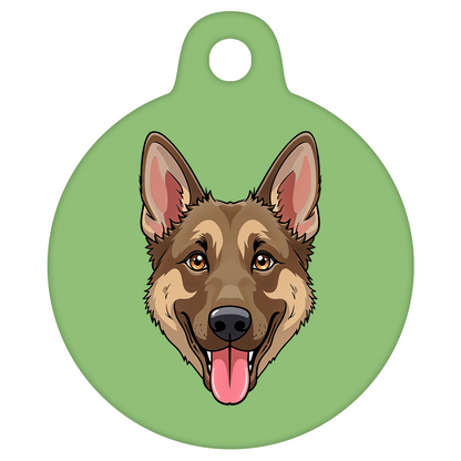 38mm Diameter Large Size - German Shepherd Dog
