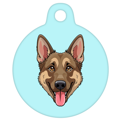 38mm Diameter Large Size - German Shepherd Dog