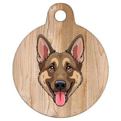 19mm Diameter Tiny Size - German Shepherd Dog