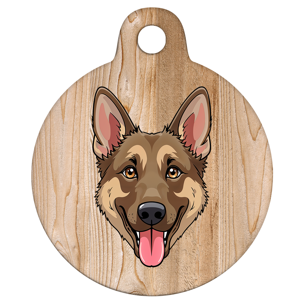 38mm Diameter Large Size - German Shepherd Dog