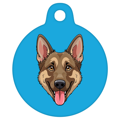 38mm Diameter Large Size - German Shepherd Dog