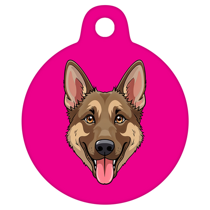 38mm Diameter Large Size - German Shepherd Dog