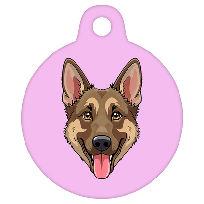 25mm Diameter Small Size - German Shepherd Dog