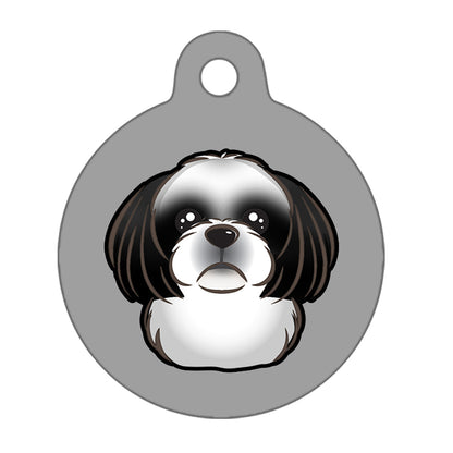 25mm Diameter Small Size - Shih Tzu Dog