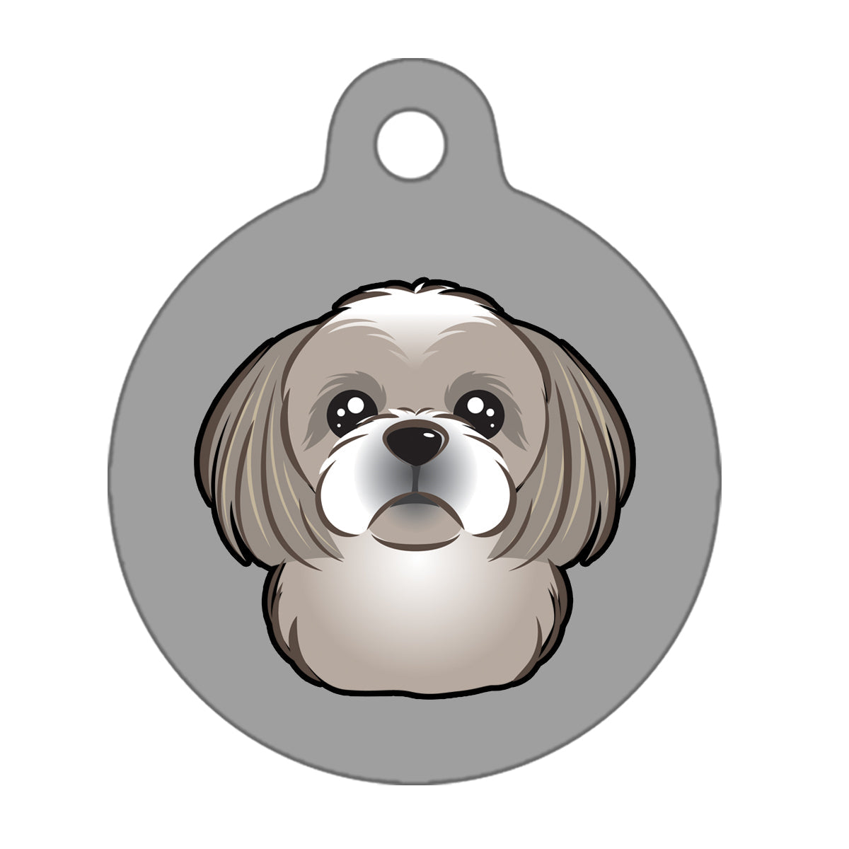 25mm Diameter Small Size - Shih Tzu Dog