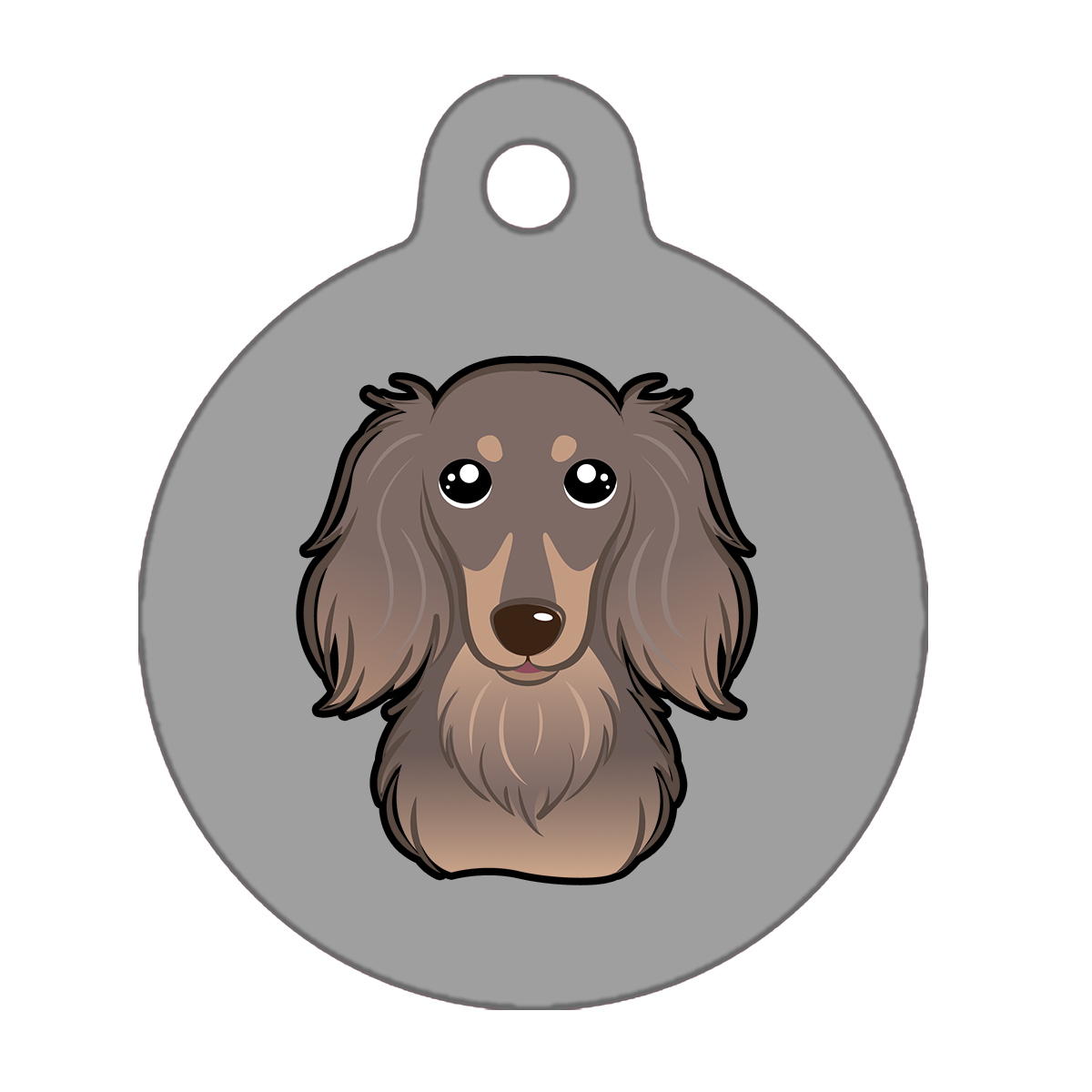 25mm Diameter Small Size - Dachshund Dog