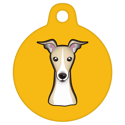 19mm Diameter Tiny Size - Whippet Dog