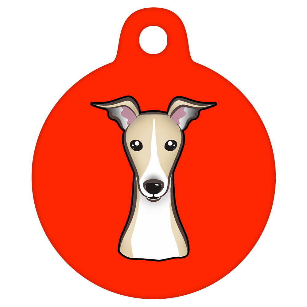 31mm Diameter Medium Size - Whippet Dog