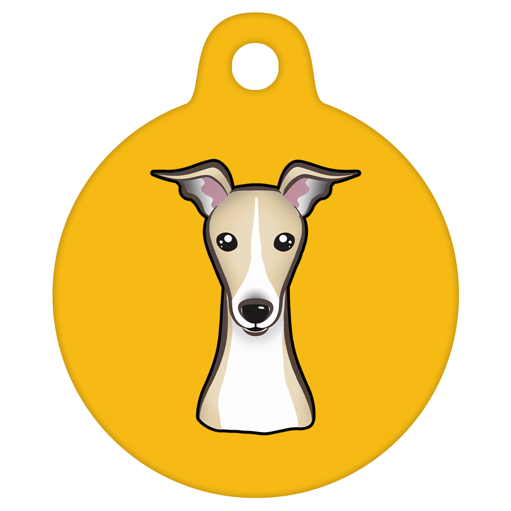 38mm Diameter Large Size - Whippet Dog