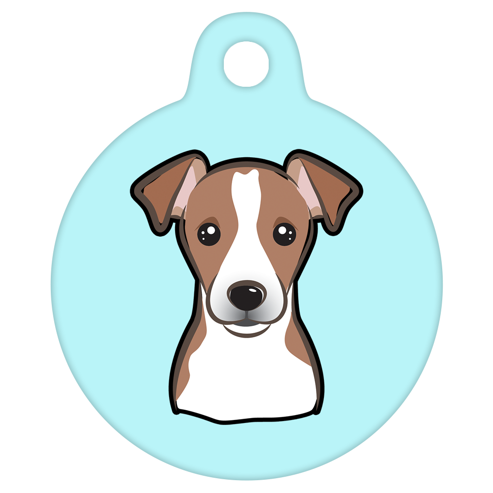25mm Diameter Small Size - Jack Russell Design