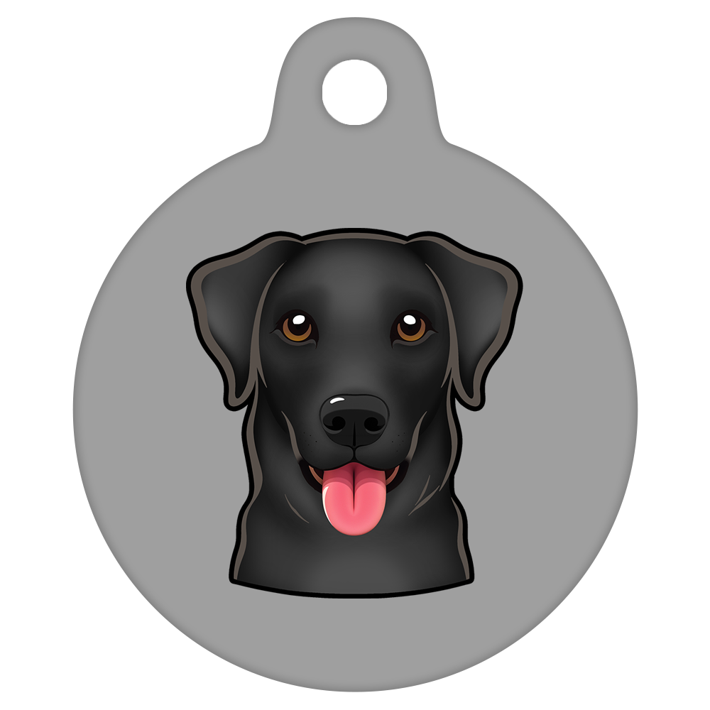 19mm Diameter Tiny Size - Labrador Dog