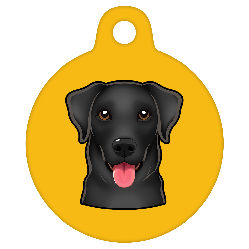 19mm Diameter Tiny Size - Labrador Dog