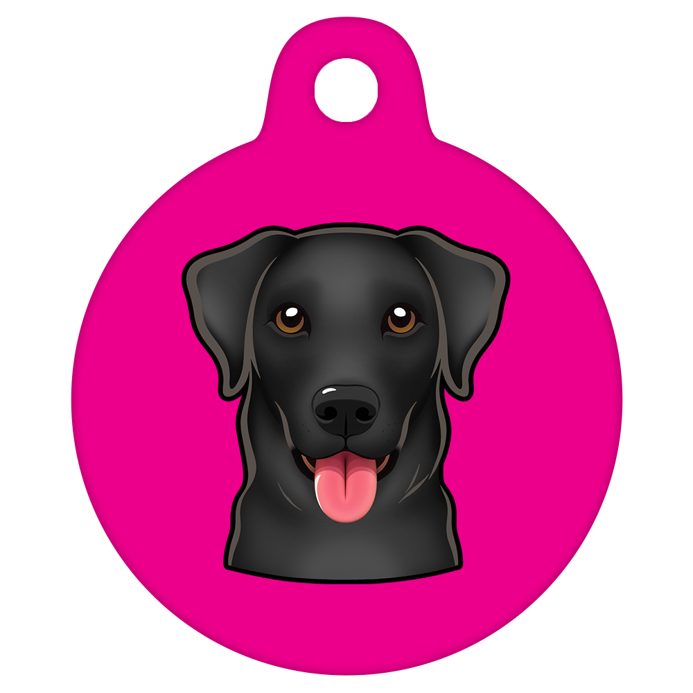 19mm Diameter Tiny Size - Labrador Dog