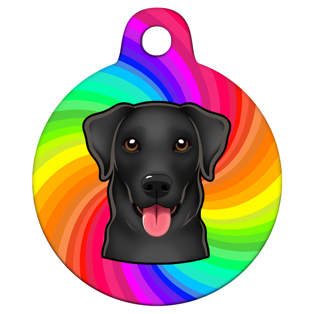 25mm Diameter Small Size - Labrador Dog