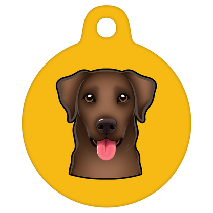 19mm Diameter Tiny Size - Labrador Dog