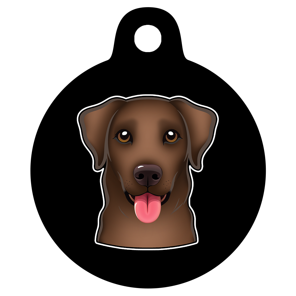 38mm Diameter Large Size - Labrador Dog
