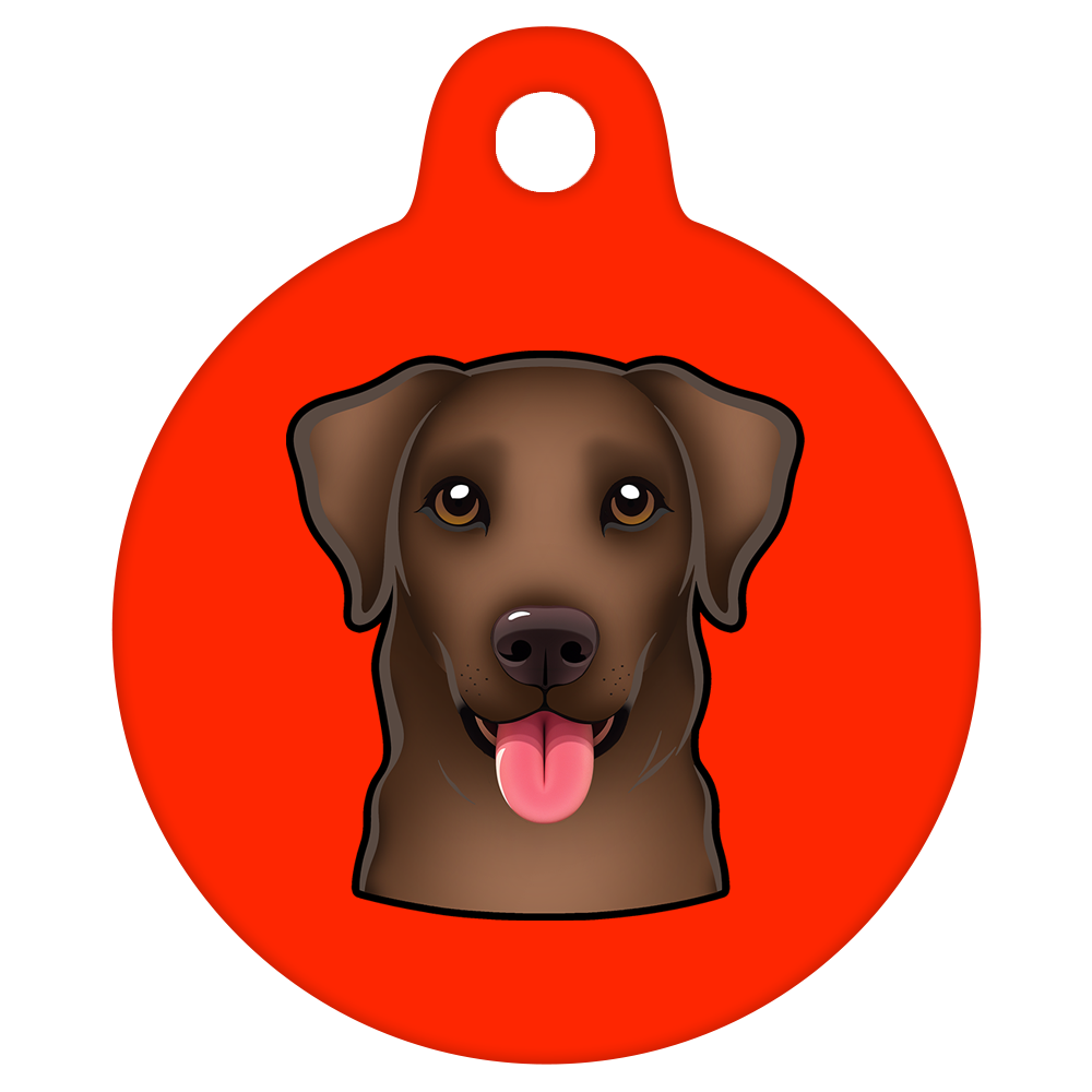 19mm Diameter Tiny Size - Labrador Dog