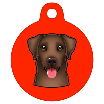 19mm Diameter Tiny Size - Labrador Dog
