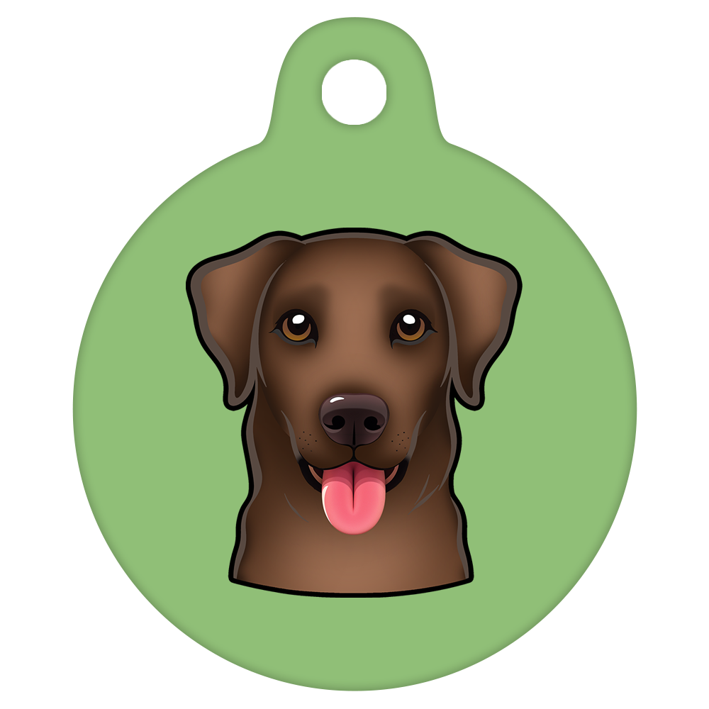 19mm Diameter Tiny Size - Labrador Dog