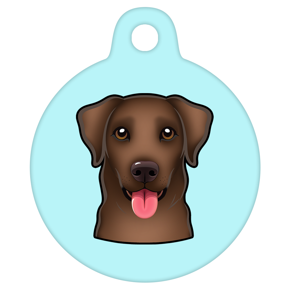 25mm Diameter Small Size - Labrador Dog