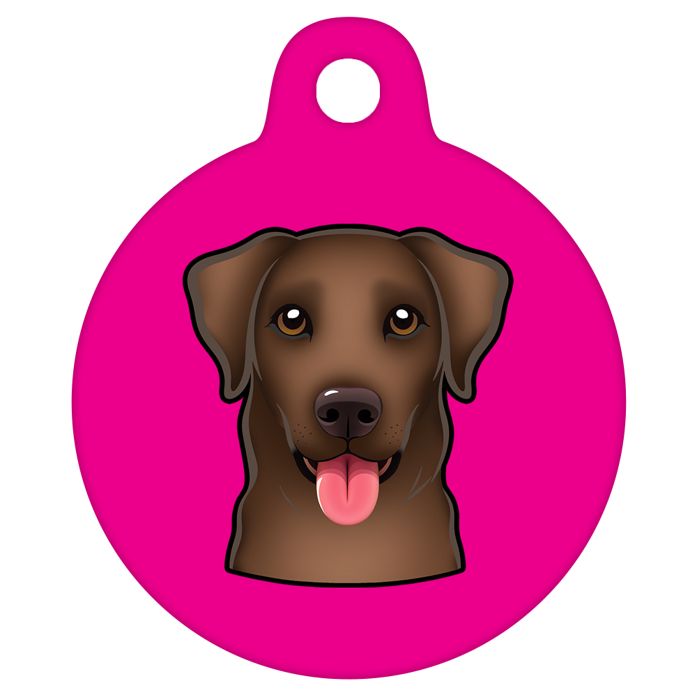 25mm Diameter Small Size - Labrador Dog