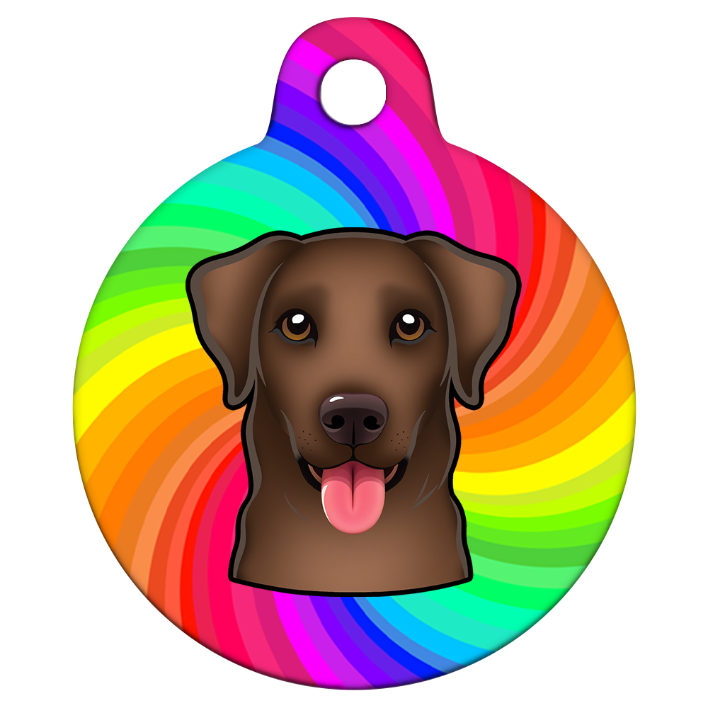 19mm Diameter Tiny Size - Labrador Dog