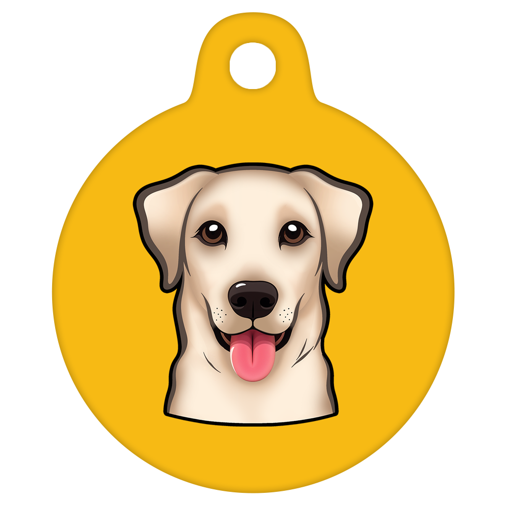 19mm Diameter Tiny Size - Labrador Dog
