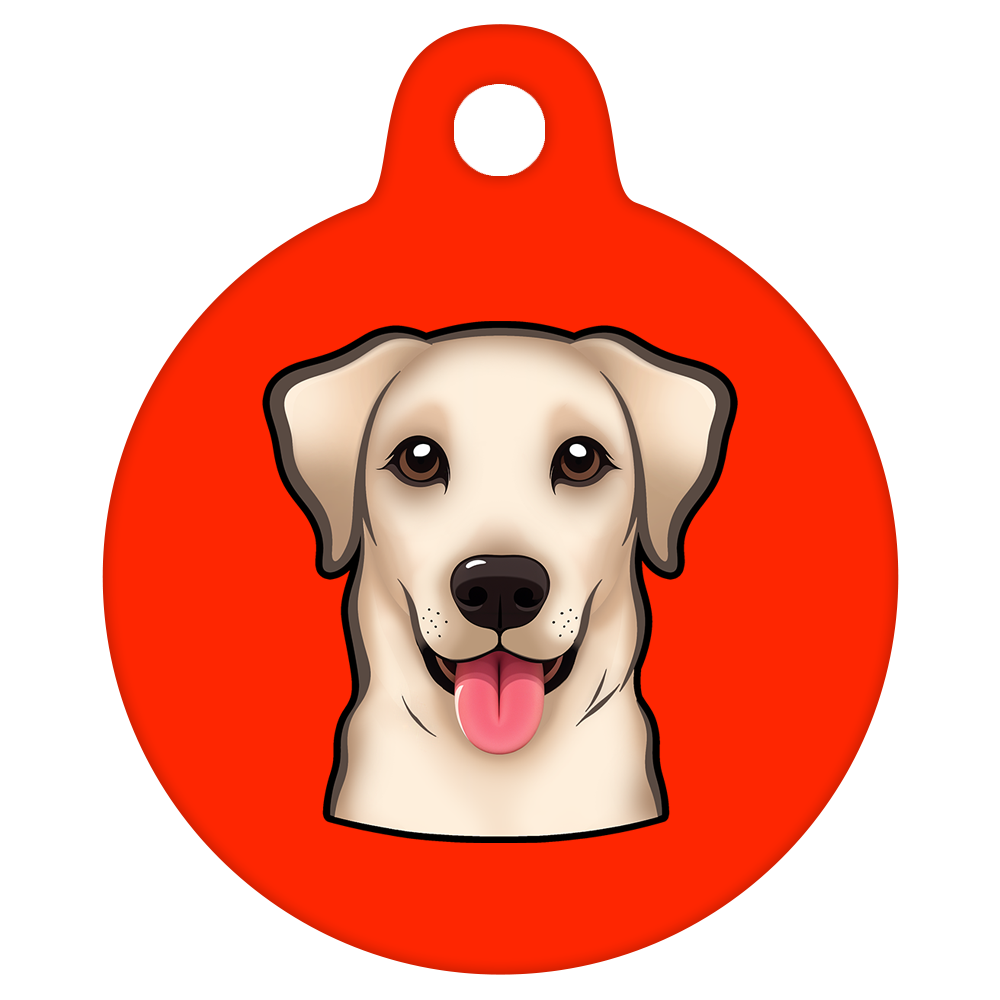 25mm Diameter Small Size - Labrador Dog
