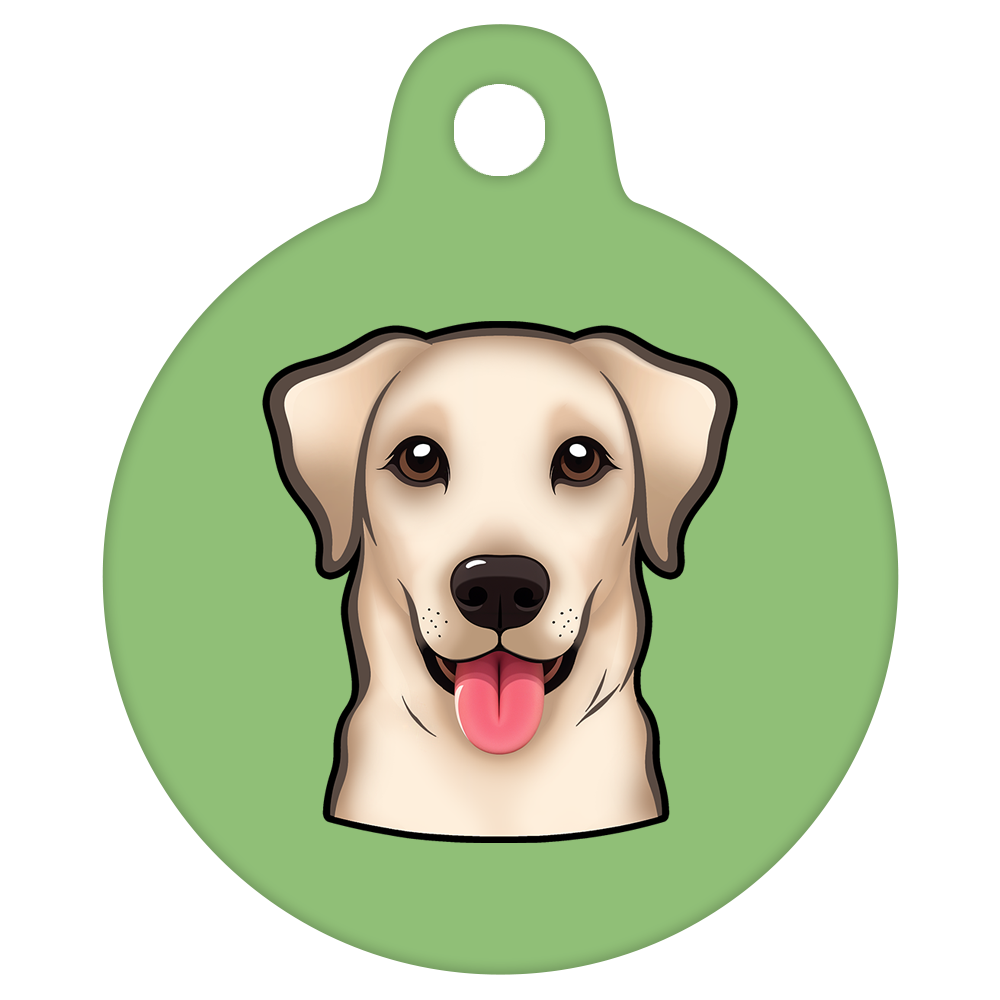 19mm Diameter Tiny Size - Labrador Dog