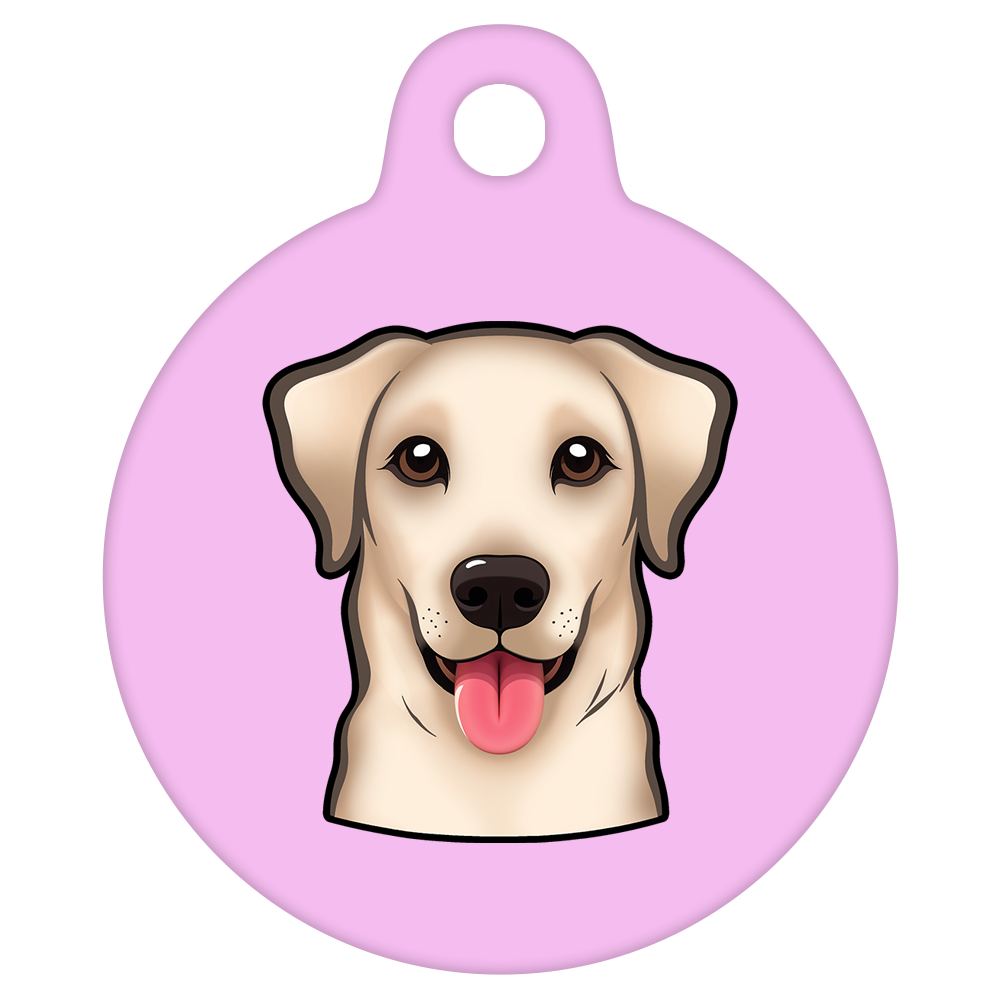 19mm Diameter Tiny Size - Labrador Dog