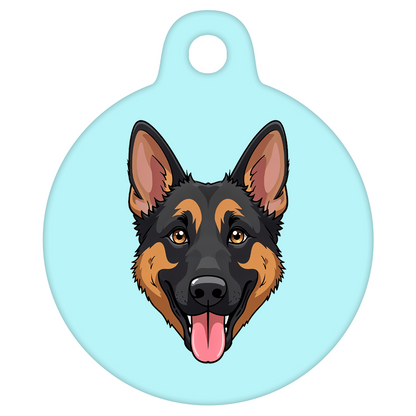 25mm Diameter Small Size - German Shepherd Dog