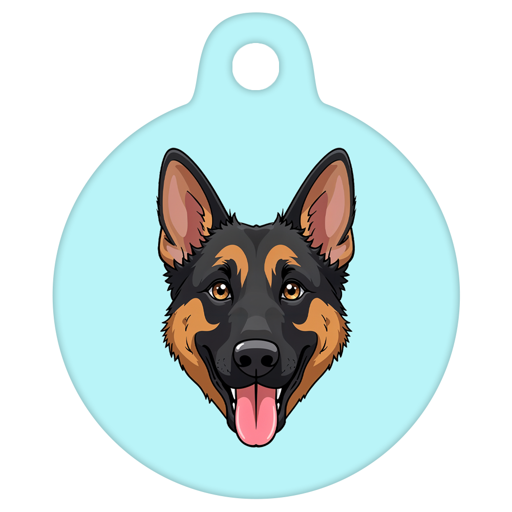 38mm Diameter Large Size - German Shepherd Dog