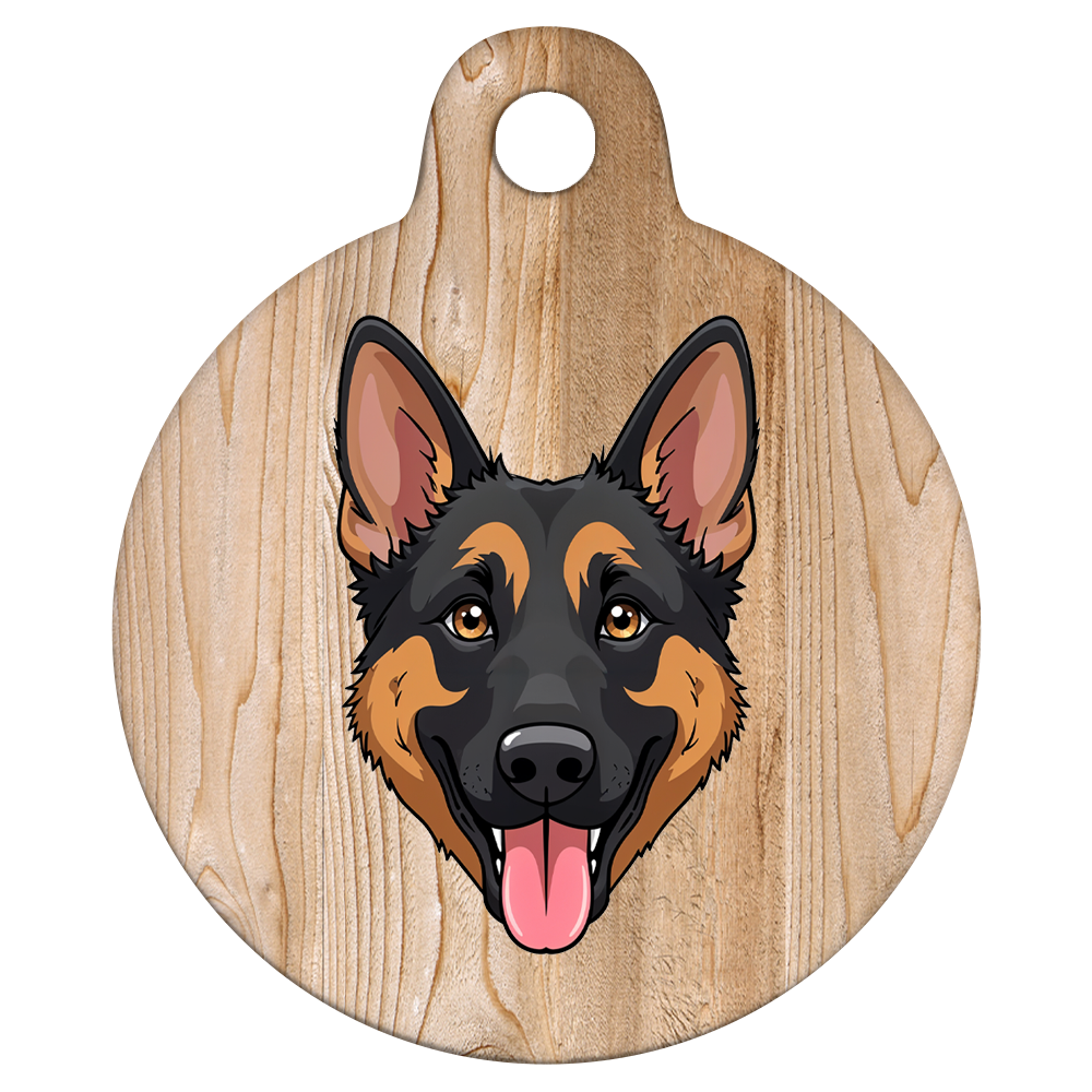 19mm Diameter Tiny Size - German Shepherd Dog