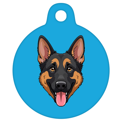 25mm Diameter Small Size - German Shepherd Dog